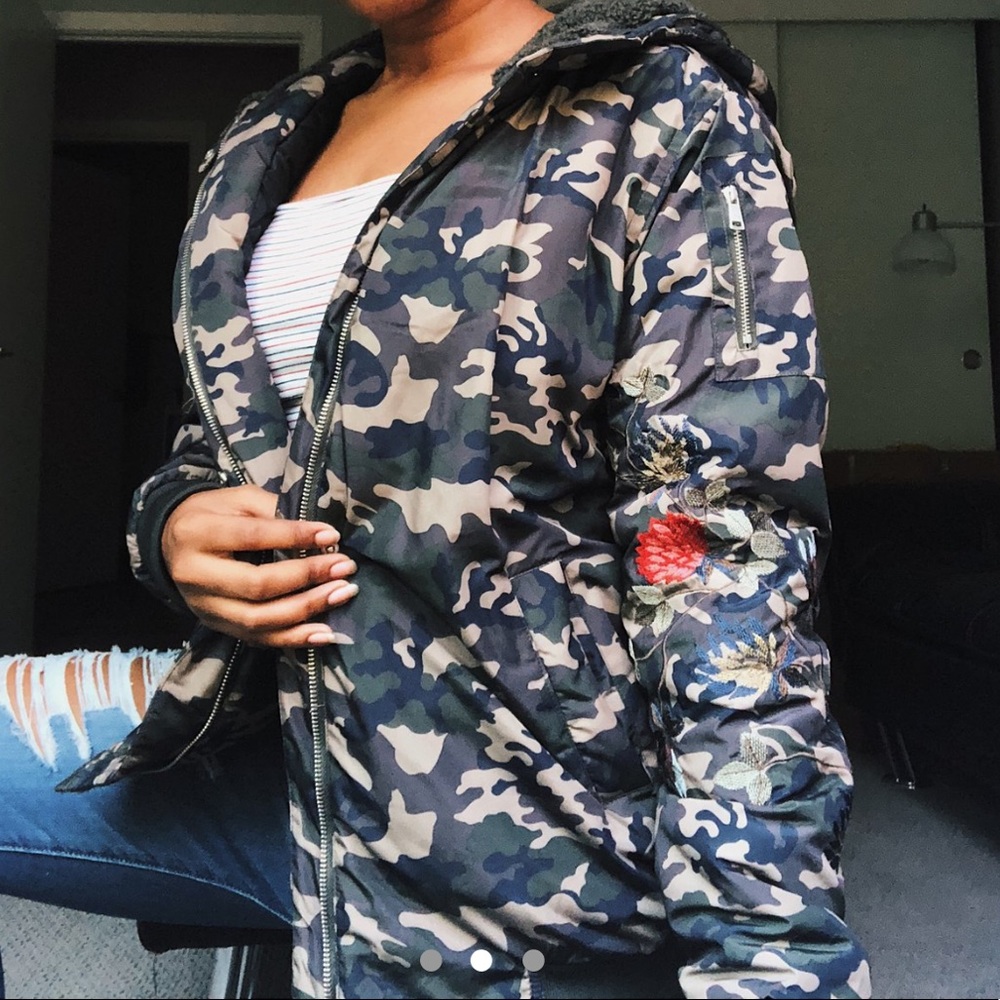 Comfy camo jacket 💫